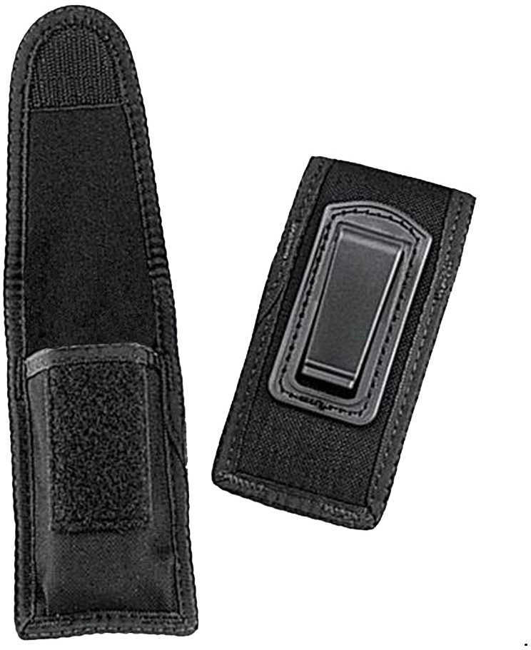 Uncle Mikes Black Kodra Undercover Single Mag Case With Belt Clip Fits 9mm 40 S&W Row 10mm .45 ACP Metal Mags