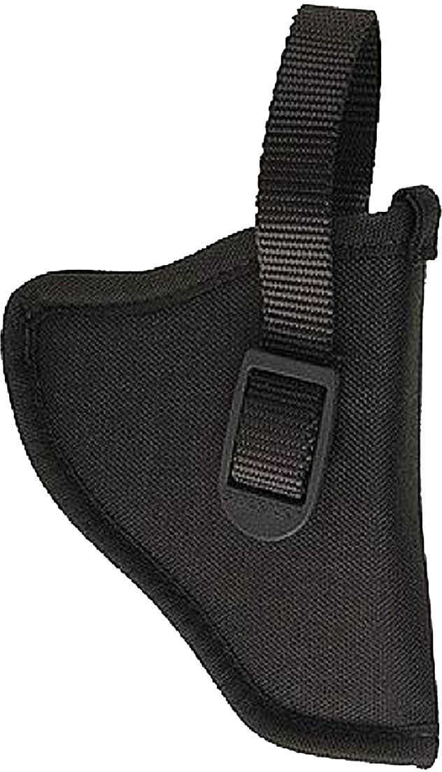 Uncle Mikes Hip Holster Nylon Black 4-5In Med Autos Size