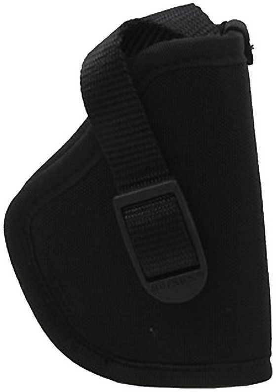 Uncle Mikes Hip Holster Nylon Black Med & Lrg Autos Size
