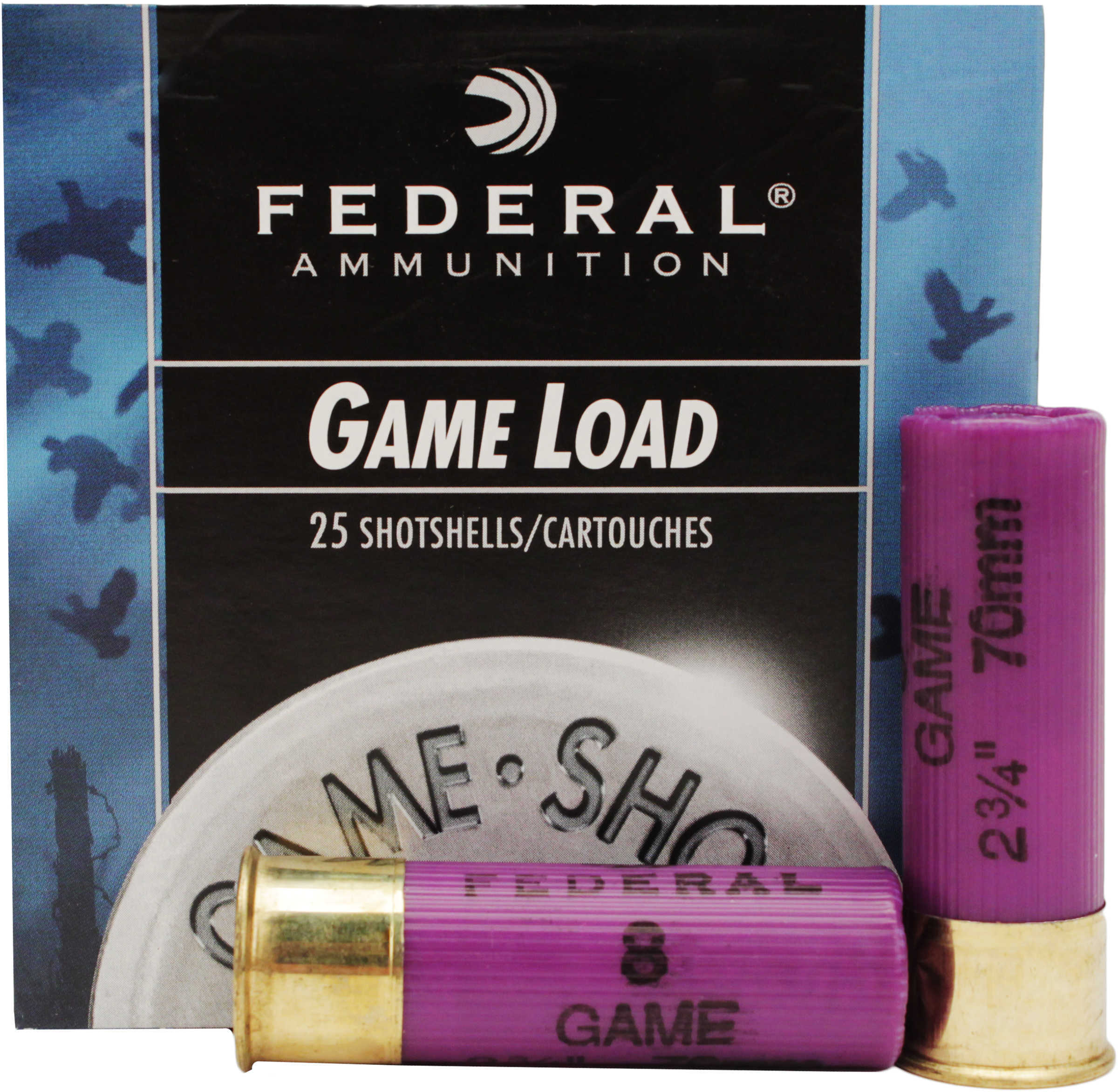 16 Gauge 2-3/4" Lead #8  1 oz 25 Rounds Federal Shotgun Ammunition