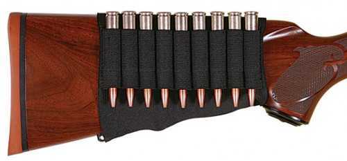 Buttstock Rifle Cartridge Holder Black - Holds Nine Cartridges Park Of 6