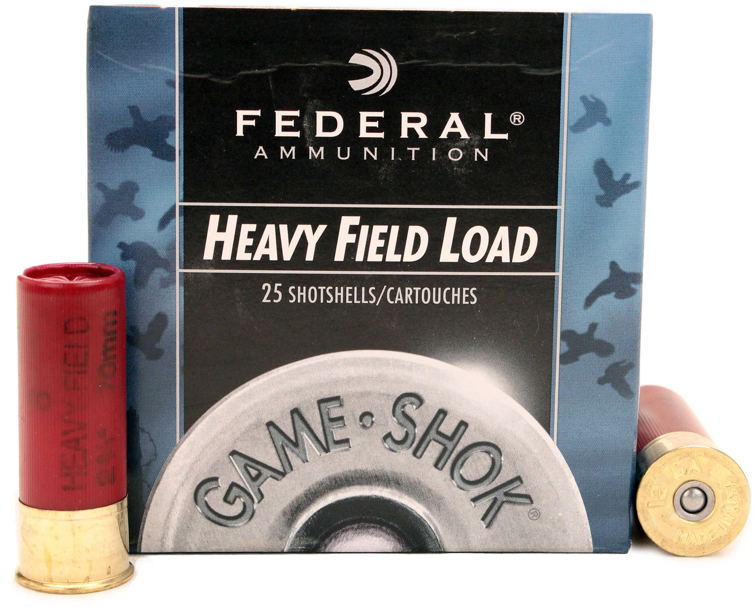 12 Gauge 2-3/4" Lead #8  1-1/8 oz 25 Rounds Federal Shotgun Ammunition