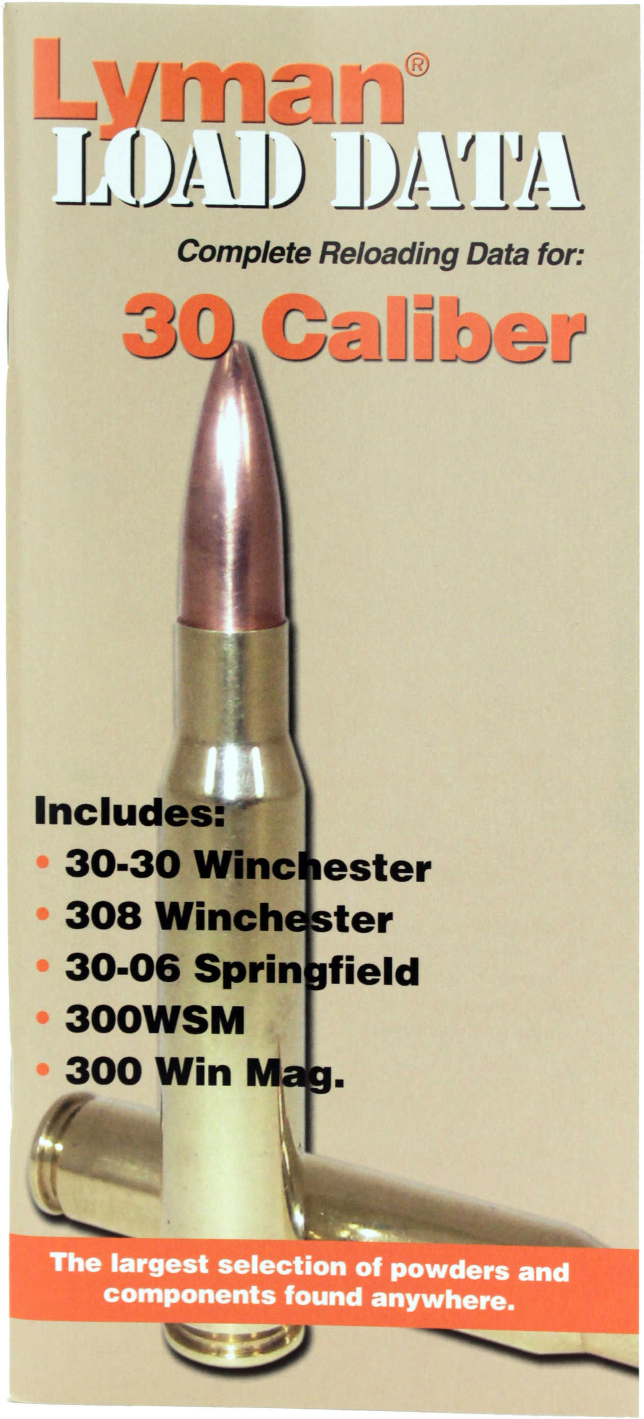 Lyman Load Data Book 30 Caliber Rifle