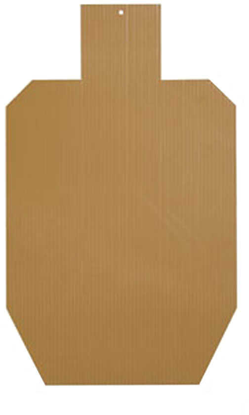 Birchwood Casey 38459 Sharpshooter Practice Target 18" x 29.9" Silhouette Plastic Brown/White