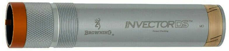 Browning 1134263 Invector DS Extended 12 Gauge Improved Modified Silver W/Gold Band
