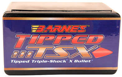 Barnes Bullets 30459 Tipped TSX 35 Caliber .358 180 GR TTSX Flat Base 50 Box