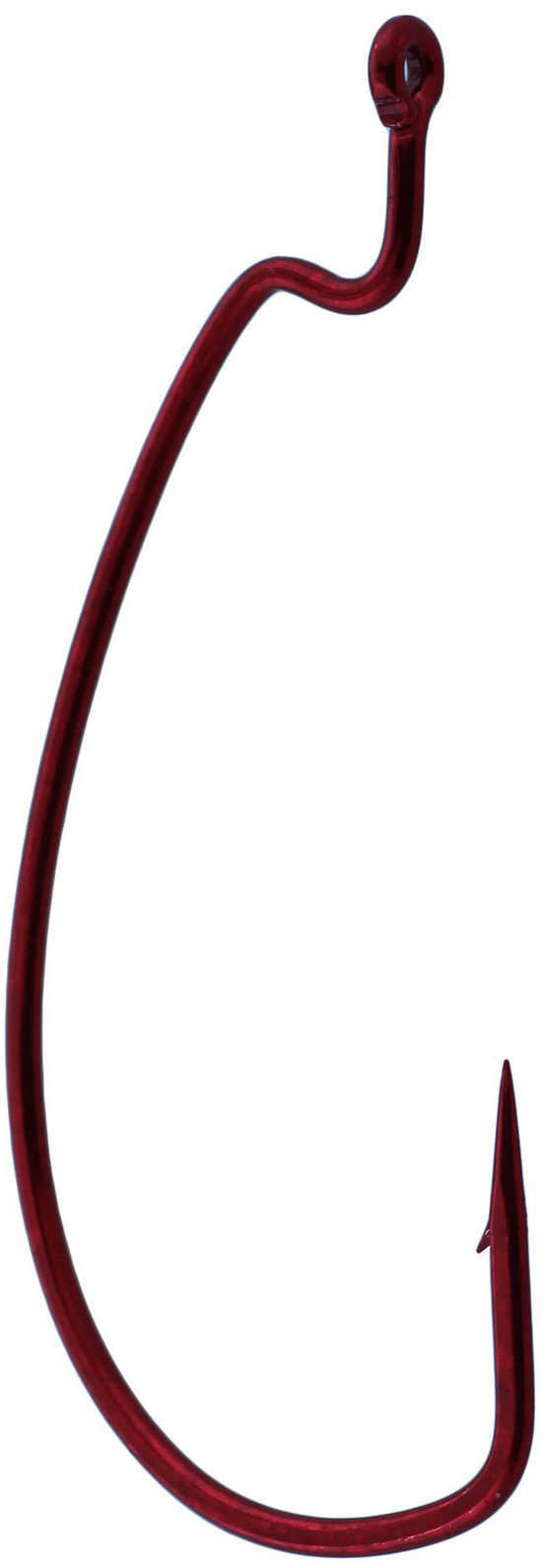 Gamakatsu Worm Hook Ewg X-Wide Red Off 1/0 6Pk Md#: 58311