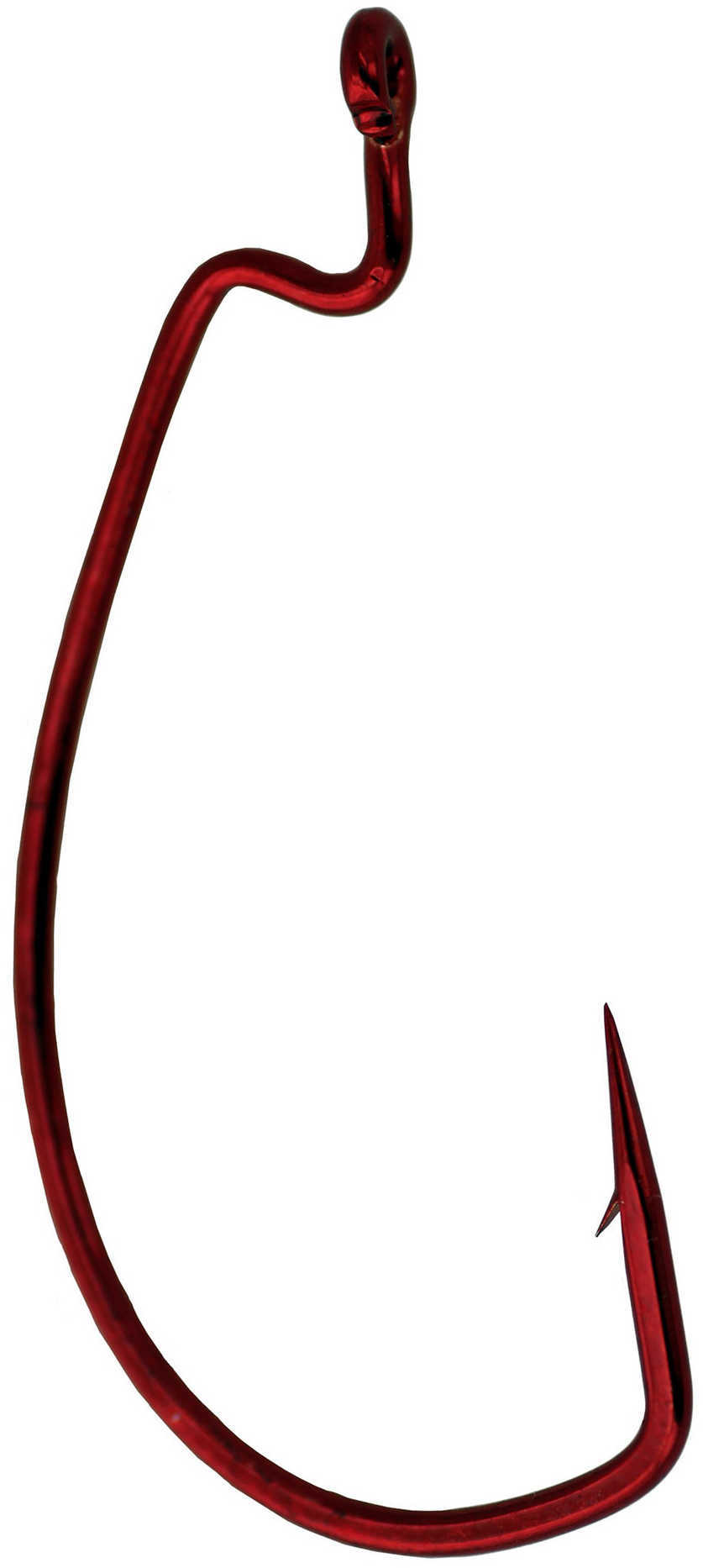 Gamakatsu Superline Worm Hook X-Wide Ewg Red Off 2/0 5Pk Md#: 74312
