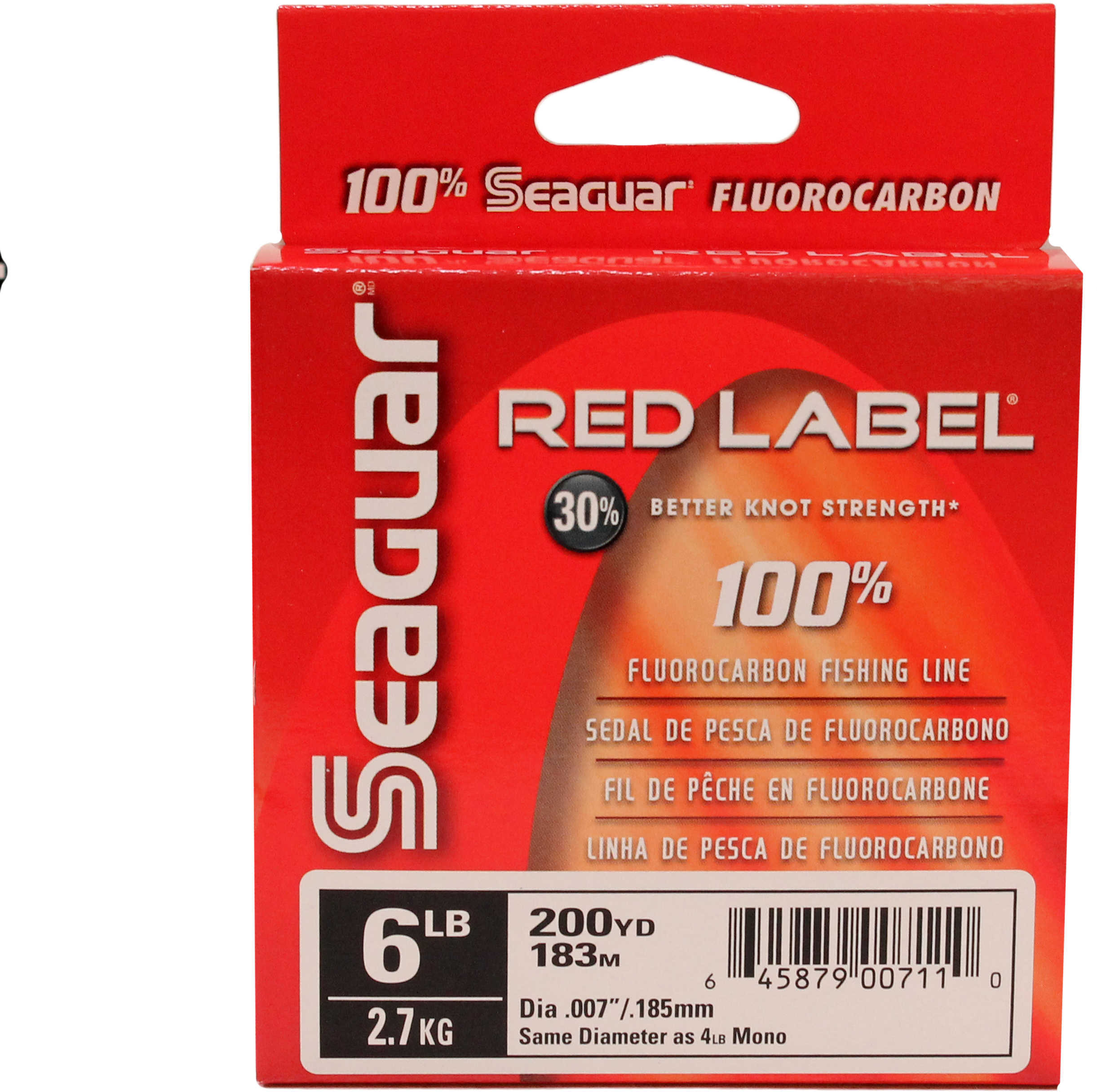 Seaguar Red Label Fluorcarbon Clear 250yds 6Lb Md#: 06Rm-250