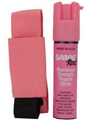 Sabre Jogger Pepper Spray .75oz Red & UV Dye Pink Finish P-22J-PK-US