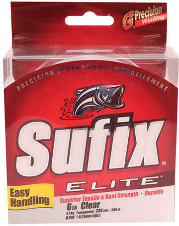 Sufix Elite Line 330Yd 6# Clear Md#: 661-106