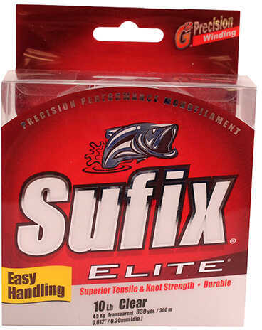 Sufix Elite Line 330Yd 10# Clear Md#: 661-110
