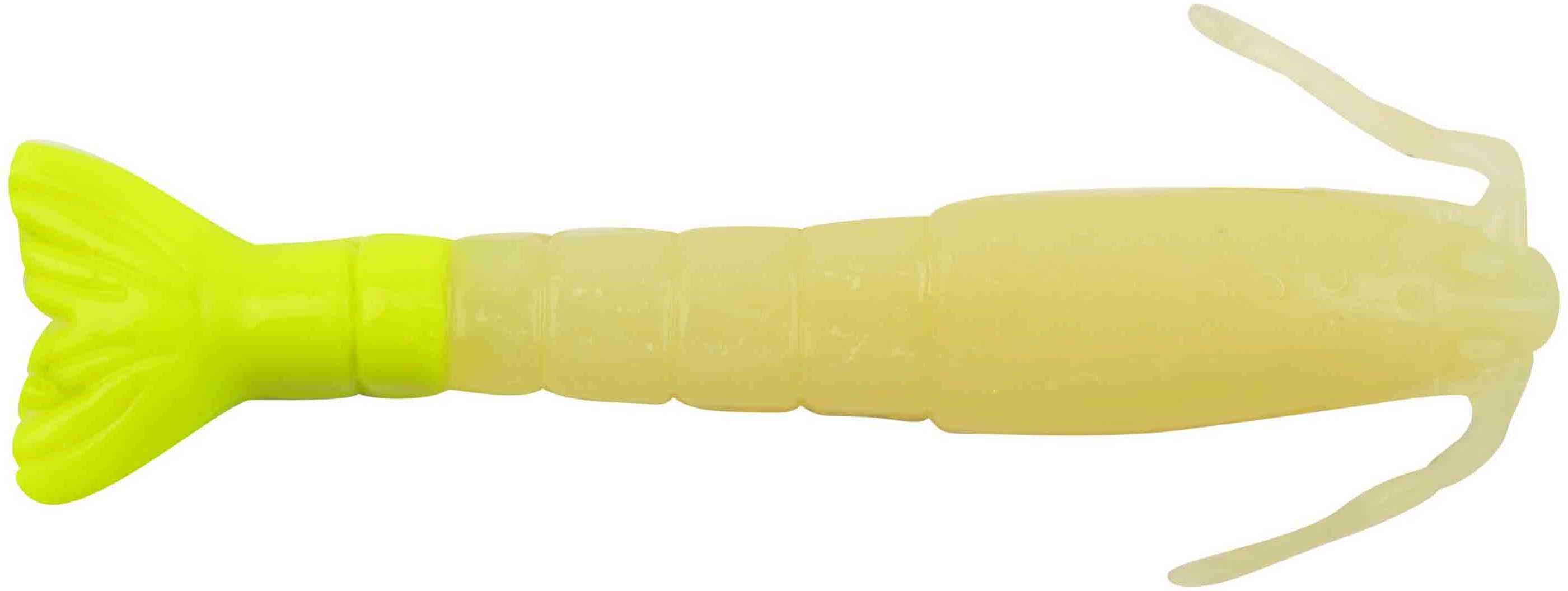 Berkley Gulp Alive Shrimp - Pint 3In Glow/Chartreuse Md#: GAPSHR3-GLC