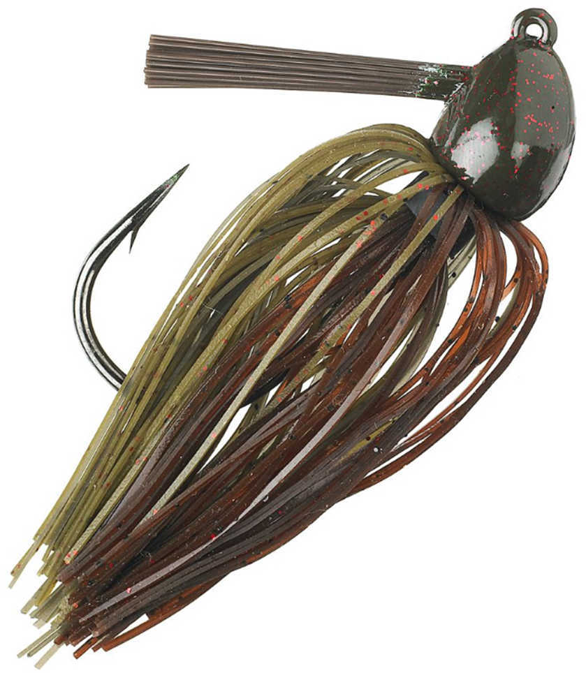Strike King Hack Attack Jig 3/8Oz Green Pumpkin Craw Md#: HAHCJ38-46