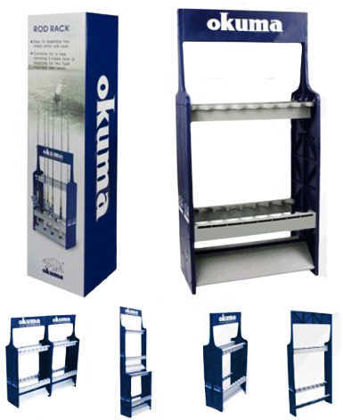 Okuma Abs Rod Rack Holds 12 Rods Md#: Rr-B1