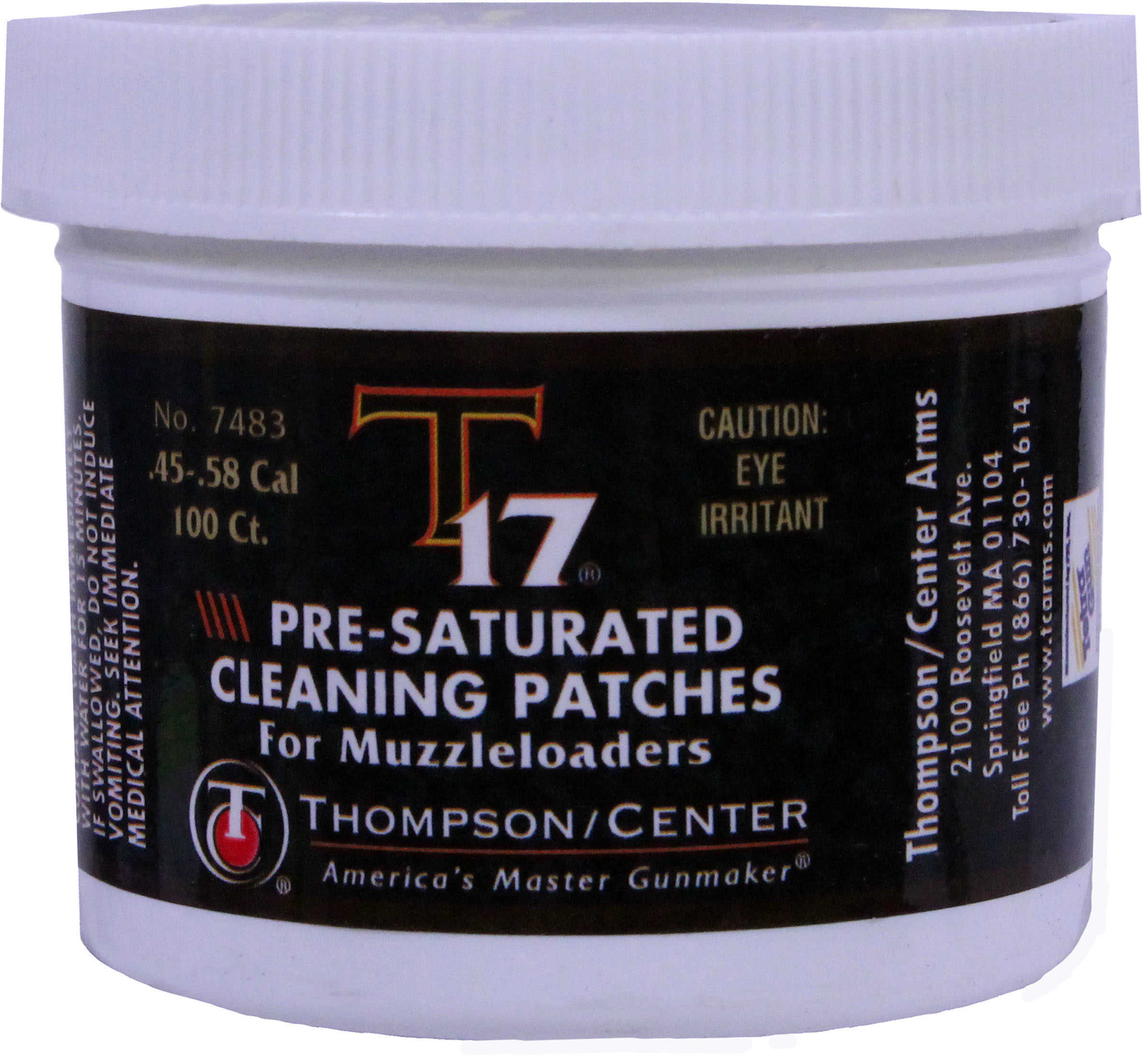 T/C Cleaning Patches w/T17 Bore Cleaner 100 pk. Model: 31007483