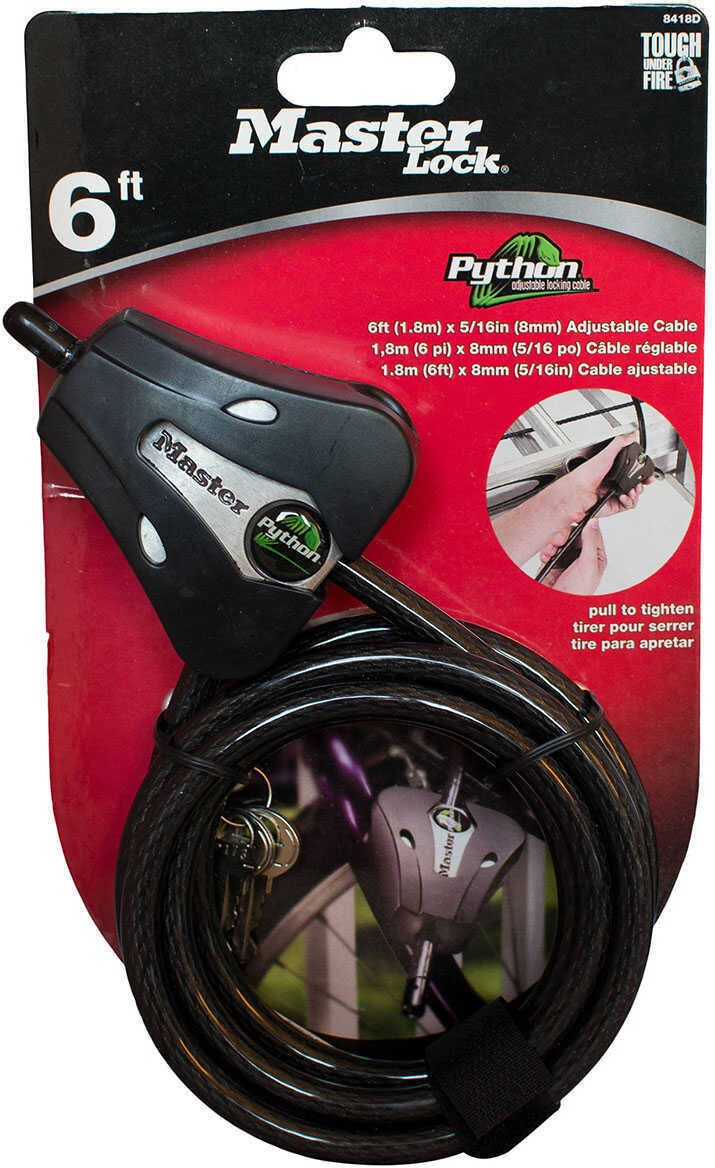Covert Python Security Cable 5/16 in. 6 ft. 1 pk. Model: CO2168