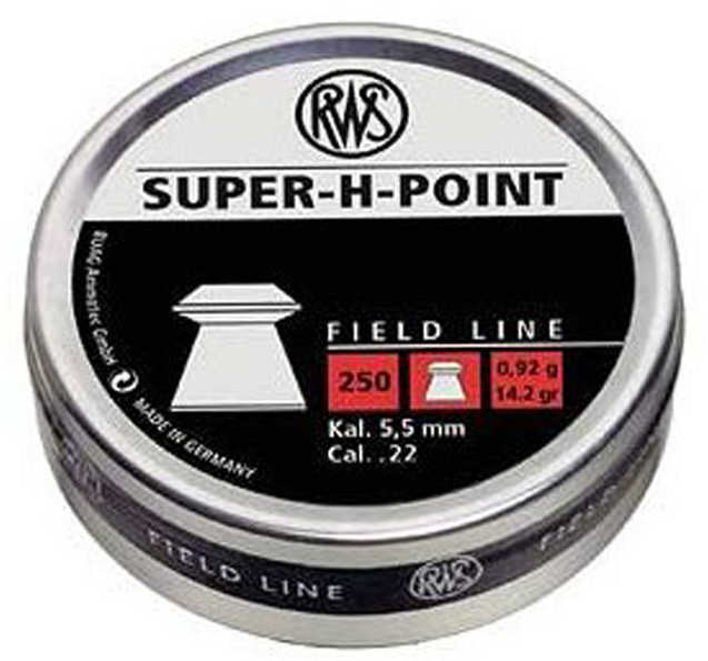 RWS/Umarex Super H Point Pellets 22PEL Tin 250/Tin 2317382