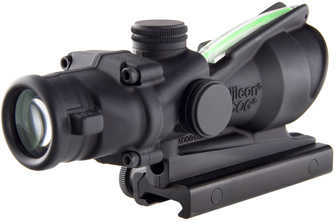 Trijicon ACOG Rifle Scope 4X 32 Green Chevron Matte Flattop Adapter Ta31F-G
