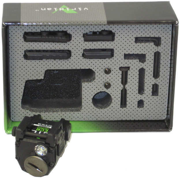 Viridian Green Laser Compact Tactical Light Universal Black CTL Description Accessories