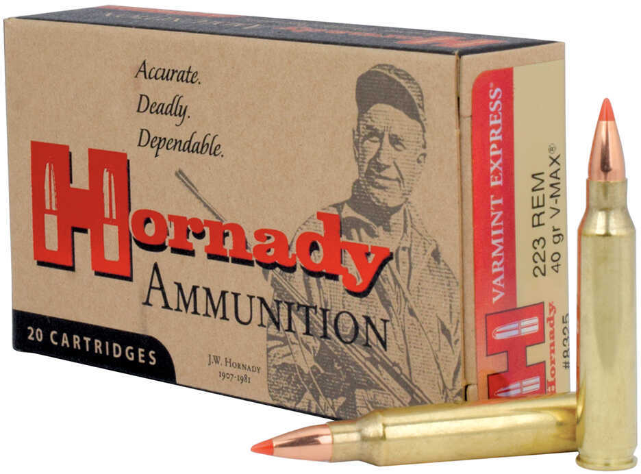 223 Rem 40 Grain Ballistic Tip 20 Rounds Hornady Ammunition 223 Remington