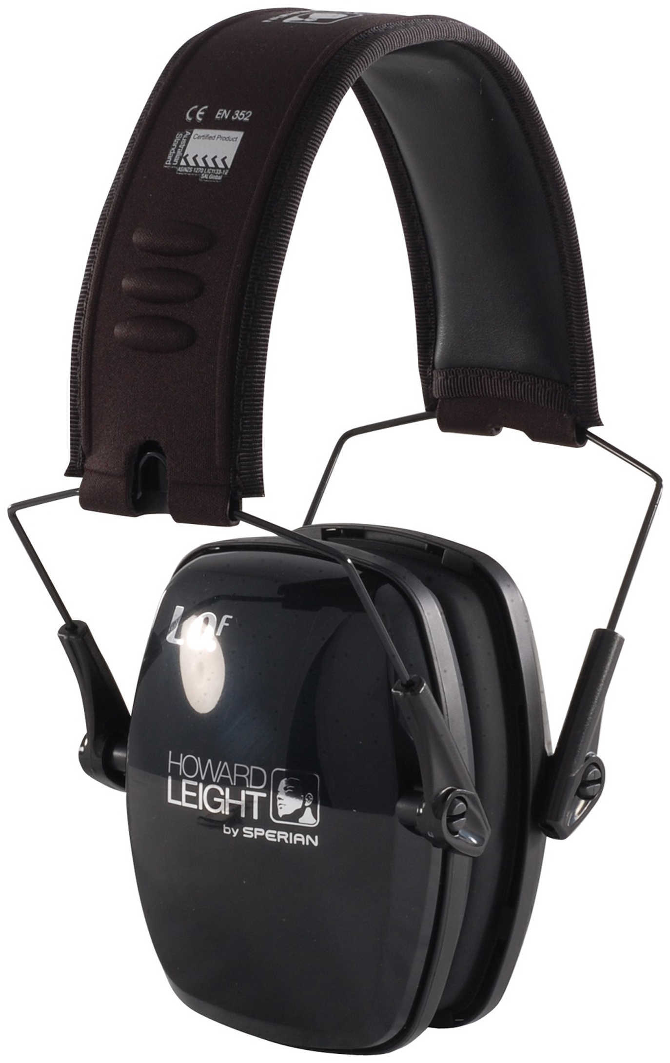 Howard Leight Leightning LOF Earmuff Black NRR 23 Folding R-01523