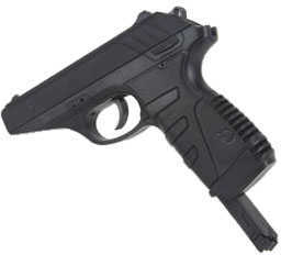 Gamo 611138054 P-25 Blowback Co2 177 Pellet Pistol 16Rd Black Frame Textured Polymer Grip