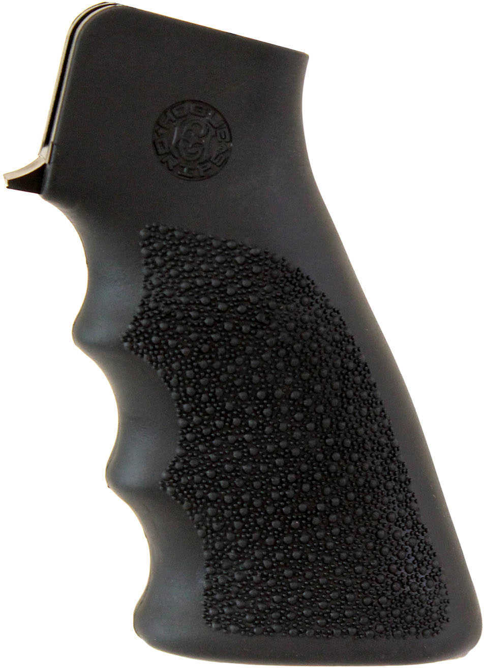 Hogue Grips Overmolded AR-15/M16 Rubber Finger Grooves Black 15000