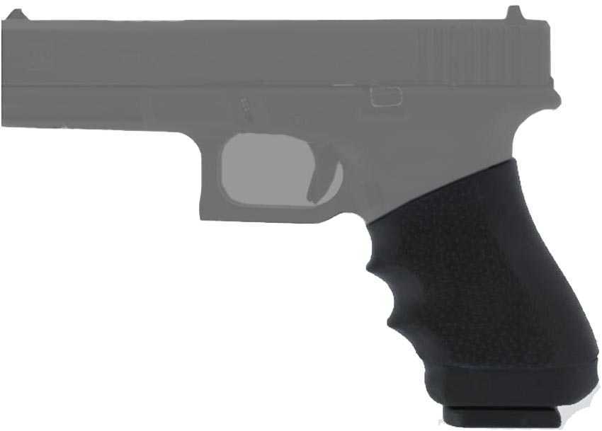 Hogue Grips HandAll Universal Full Size Sleeve Fits Many Semi Auto Handguns Black 17000
