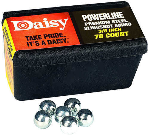 Daisy Slingshot 3/8" Steel Shot Poly Bag 70/Pack 8183