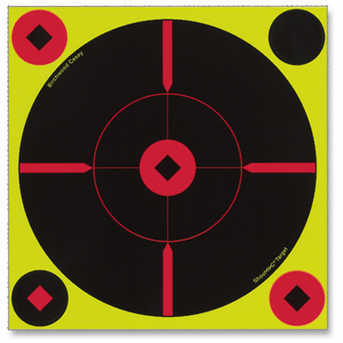 Birchwood Casey Shoot-N-C Target Round Crosshair Bullseye 8" 50 Targets 34850
