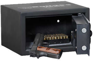 Bulldog Cases Pistol Vault Safe 7"X12"X10" Matte Digital Lock BD1050