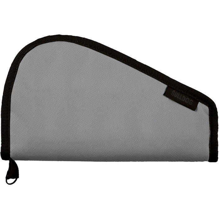 Bulldog Cases Pistol Rug Fits Small Gun Metal Gray without Handle BD610