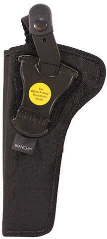 Bianchi Model #7001 AccuMold Holster Fits Medium/Large Revolver With 6" Barrel Thumb-Snap Right Hand Black 17745