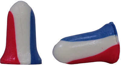 Howard Leight Super Ear Plugs Foam NRR 33 Uncorded Red/White/Blue 100 Pair R-03113