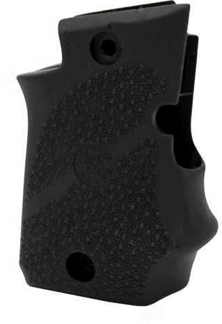 Hogue 98080 Rubber Grip with Finger Grooves Sig P938 w/Ambidextrous Safety Black