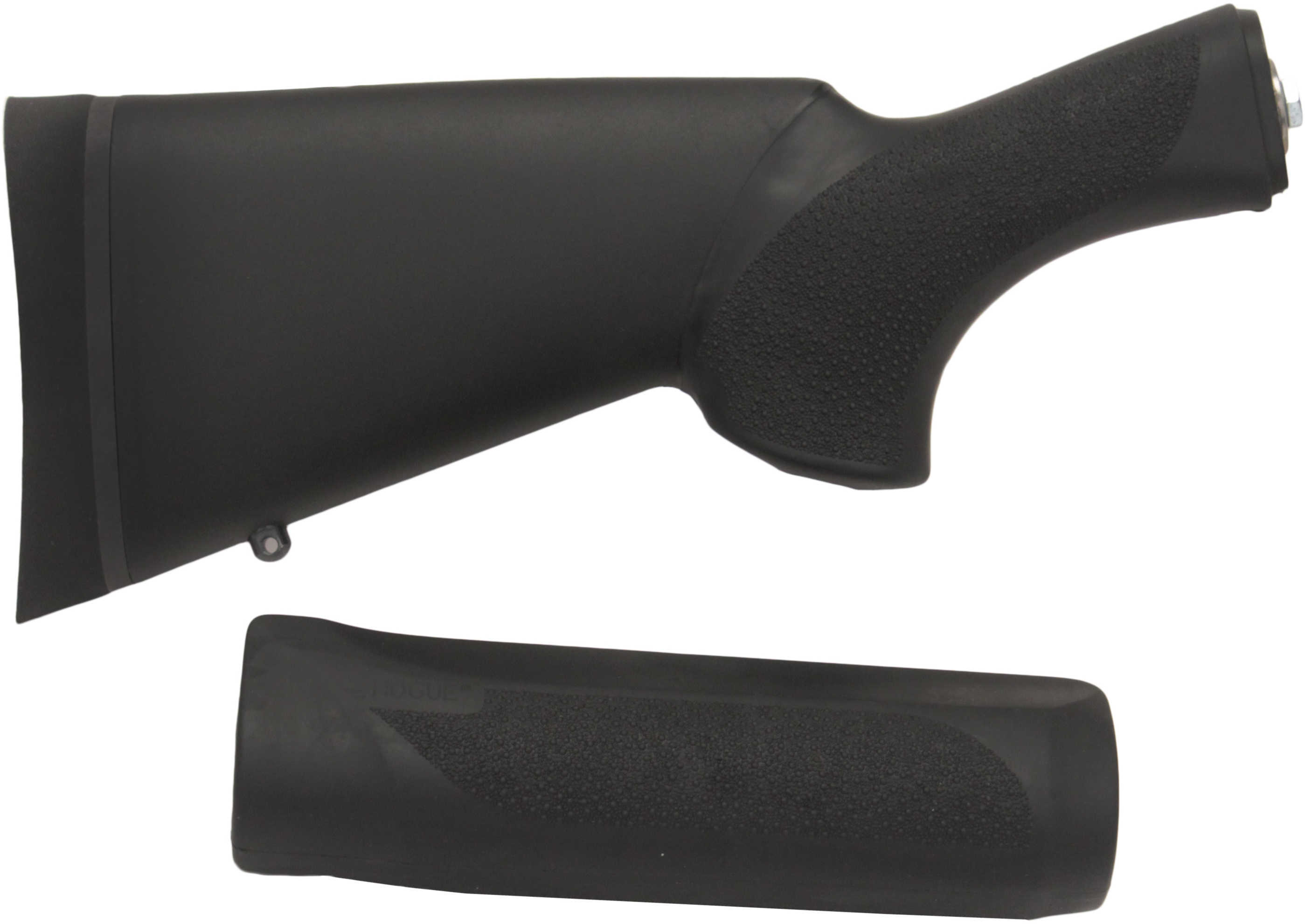 Hogue 08732 OverMolded Combo Kit Shotgun Stock & Forend with 12" LOP Remington 870 Rubber Black