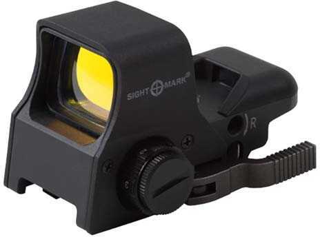 Sightmark SM14002 Ultra Shot Pro Spec 1x 33x24mm Illuminated 4 Pattern Red CR1632 Lithium Black Matte