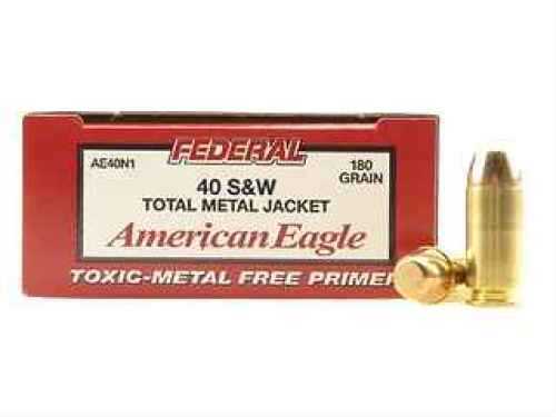 Fed American Eagle 40SW 180Gr Total Metal Jacket