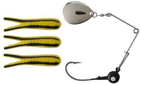 Johnson Beetle Spin Value Pack 1/8Oz Yellow/Black Stripes Md#: BSVP1/8YBS
