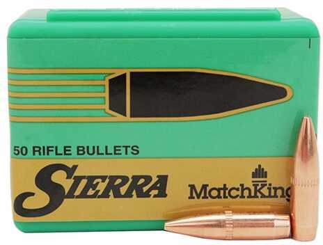 Sierra 22 Caliber .224 Diameter 77 Grain HP Boat Tail Matchking With Cannelure  50 Count