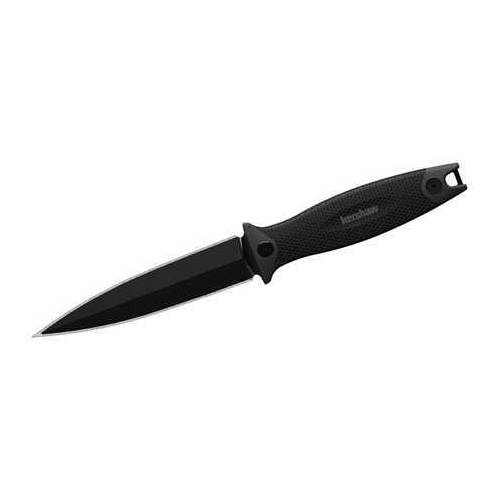 Kershaw 4007 Secret Agent Fixed 4.4" 8Cr13MoV Stainless Steel Black Oxide Spear Point Glass Filled Nylon