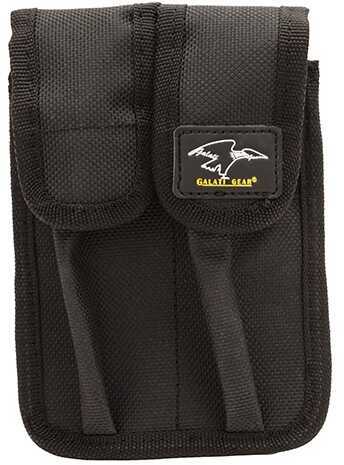 Galati Gear Double Mag Pouch With Molle Black Nylon Velcro And GLMP2VM