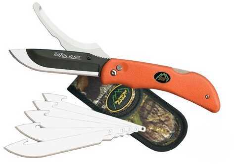 Outdoor Edge Razor Pro Knife Orange 6 Blades Clamshell Model: RO-20C