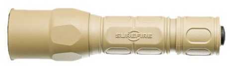 Surefire G2X Pro Flashlight Dual-Output LED 15/600 Lumens Constant-On Click-Type Tailcap Switch Tan G2X-D-TN