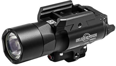 Surefire X400 LED Weaponlight and Laser Pistol 600 Lumens White Light Output with Red Picatinny Black X400-A-RD