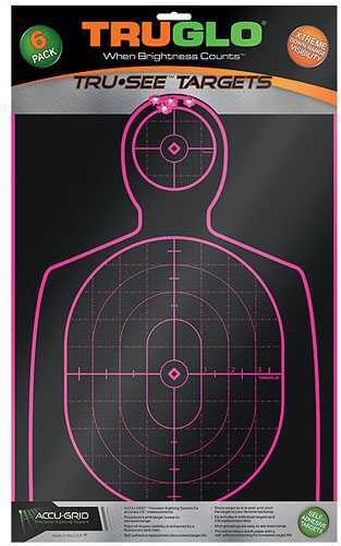 TG Target Handgun12X18 PNK 6Pk