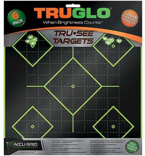 Truglo TRU-See REACTIVE Target 5 DAIMOND 6-Pack
