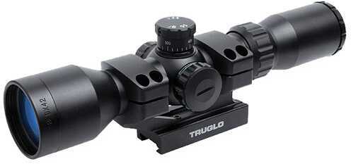 Truglo TG8539TL Tru-Brite 30 3-9x 42mm Obj 28.8-12.1 ft @ 100 yds FOV 1" Tube Black Matte Finish Illuminated Duplex Mil-