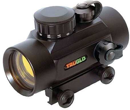 Truglo TG8030P Traditional 1x 30mm Obj 5 MOA Red Dot Black Matte CR2032 Lithium (Clam Package)